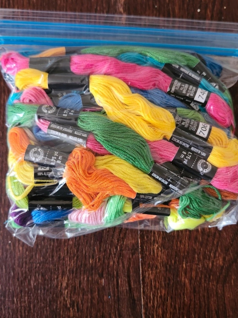 40 Assorted Embroidery Floss Multi-Color Pack - Premium Craft Threads - Picture 5 of 5